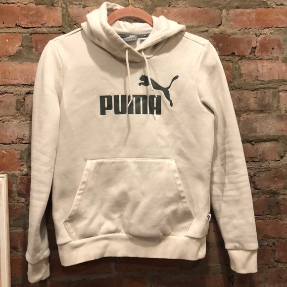 cream puma hoodie